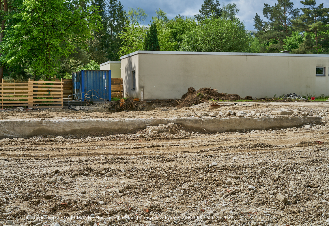 26.05.2022 - Baustelle am Haus für Kinder in Neuperlach